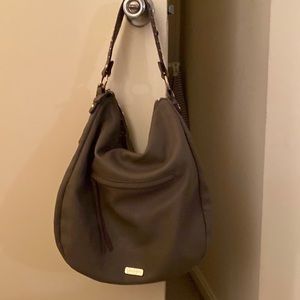 Olive green hobo bag